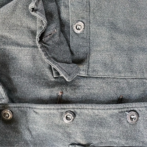 Vintage Swiss Army Work Jacket. Heavy Denim. Medium/short - Picture 4 of 9